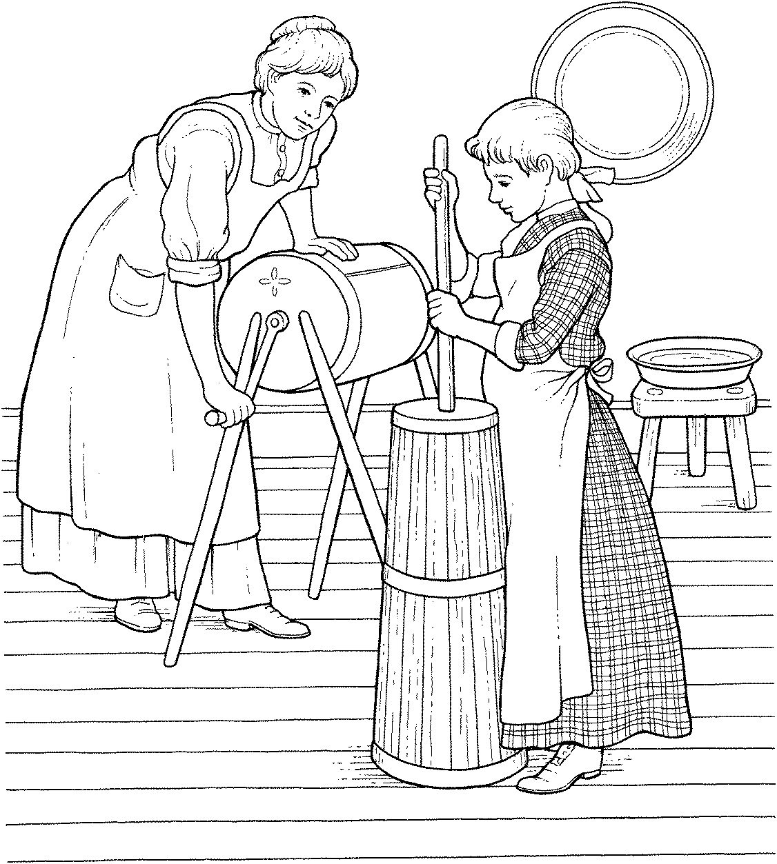 Древние Ремесла раскраска для детей
