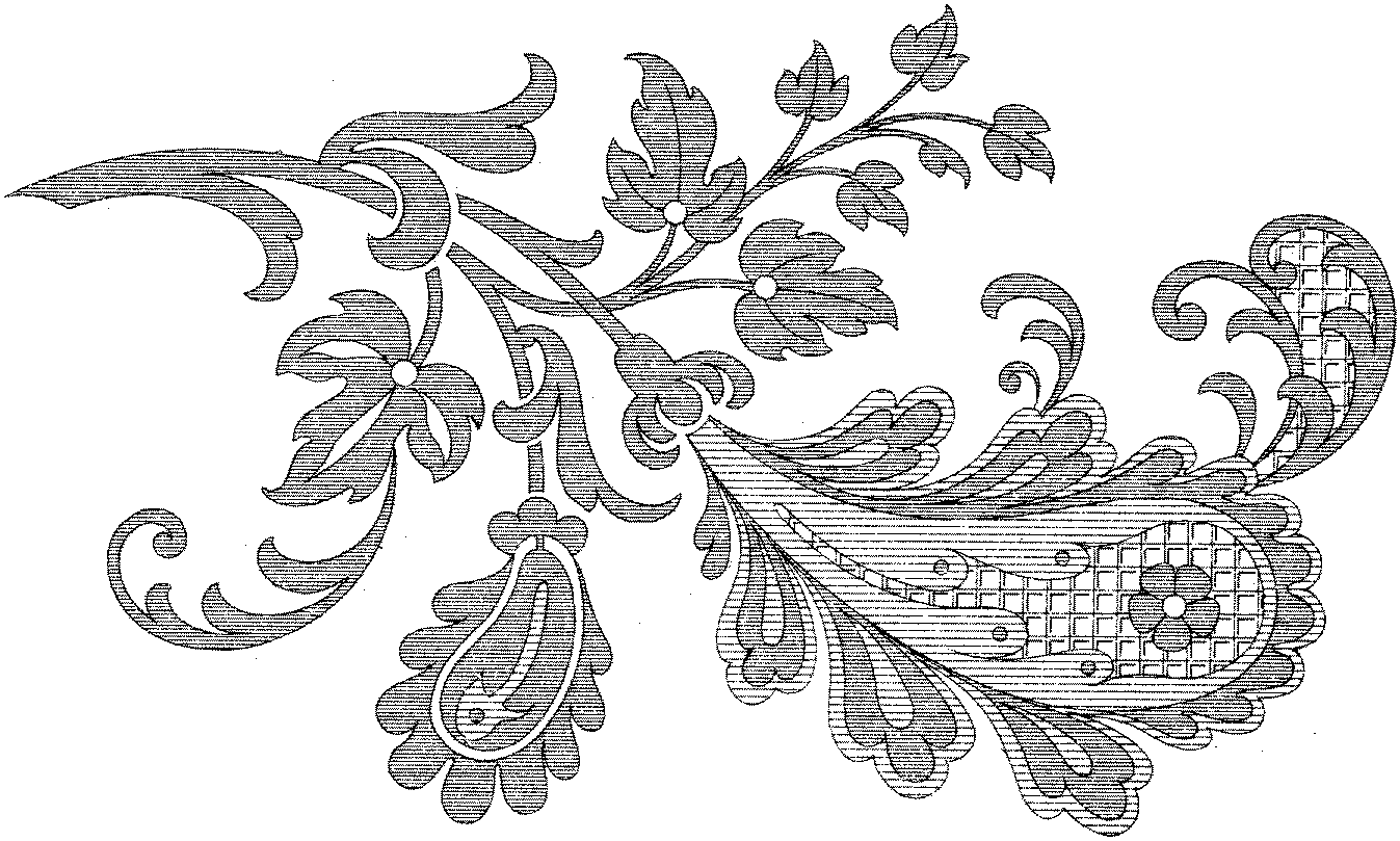 Рисунок растительный орнамент с огурцами